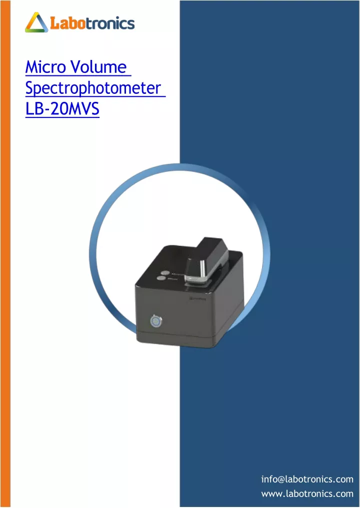 micro volume spectrophotometer lb 20mvs