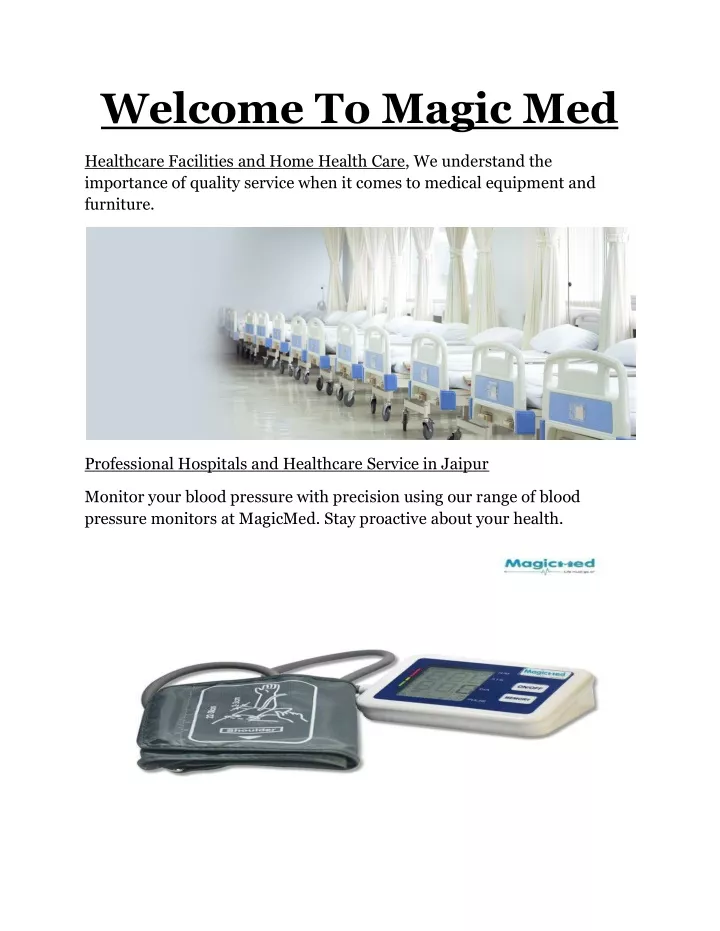 welcome to magic med