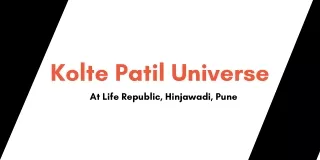 Kolte Patil Universe at Life Republic, Hinjawadi, Pune - PDF