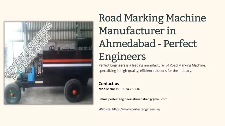 road marking machine manufacturer in ahmedabad