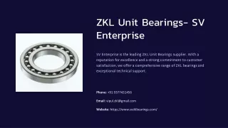 ZKL Unit Bearings Supplier, Best ZKL Unit Bearings Supplier