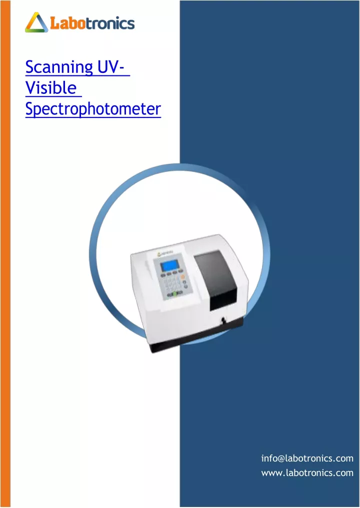 scanning uv visible spectrophotometer