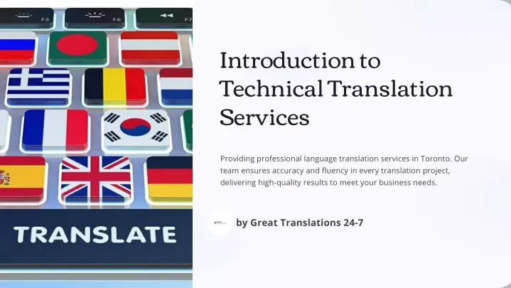 introduction to technical translation services