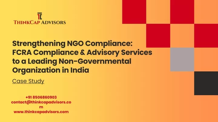 strengthening ngo compliance fcra compliance