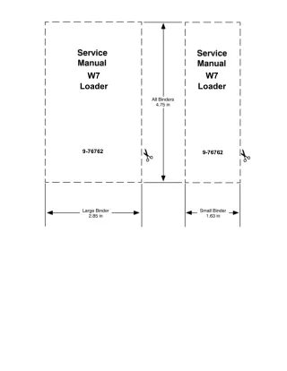 CASE W7 Wheel Loader Service Repair Manual