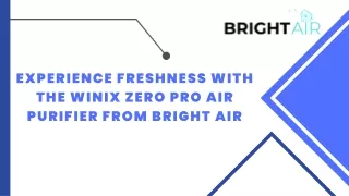 Buy Best-in-Class Air Purifiers Online| WINIX ZERO Pro Air Purifier| Renowned We