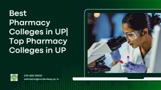 Best Pharmacy Colleges in UP Top Pharmacy Colleges in UP
