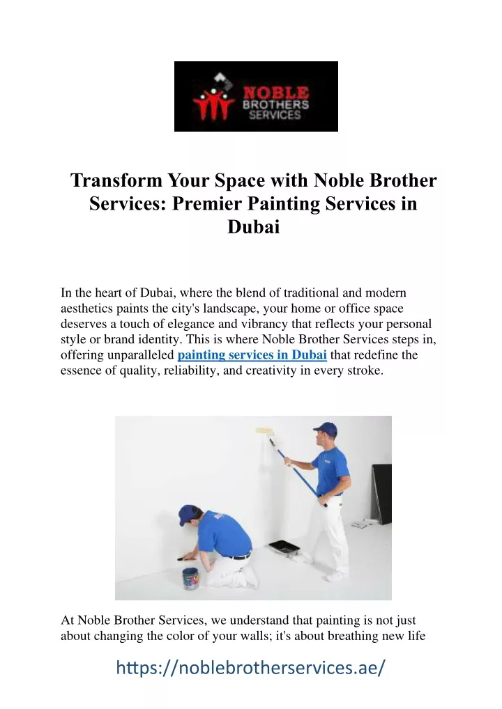transform your space with noble brother services