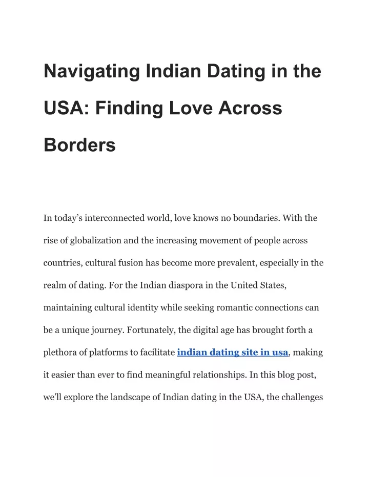 navigating indian dating in the