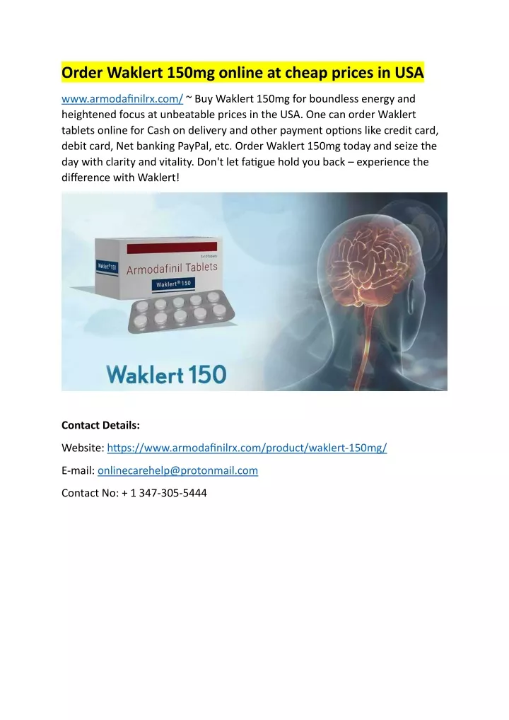 order waklert 150mg online at cheap prices in usa