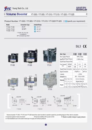 Volume Booster Dealers | YTC INDIA