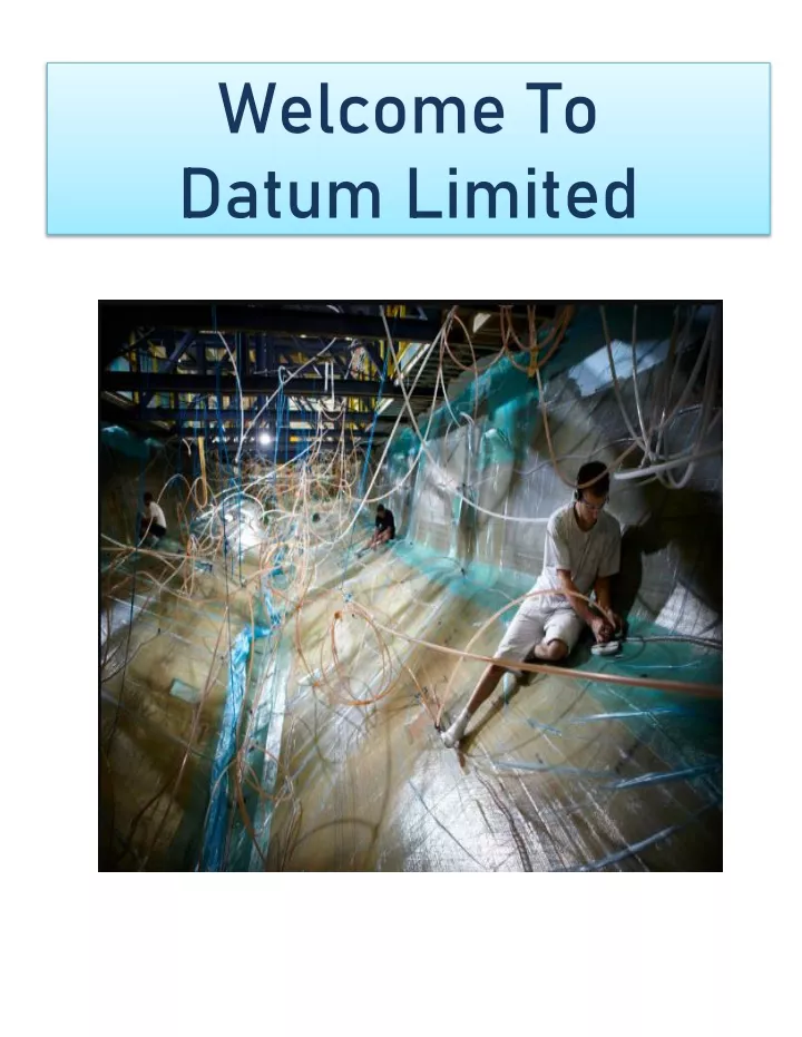 welcome to datum limited