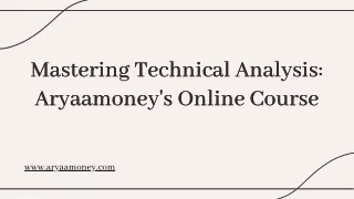 Aryaamoney Technical Analysis Course