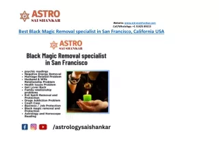 Best Black Magic Removal specialist in San Francisco CA USA