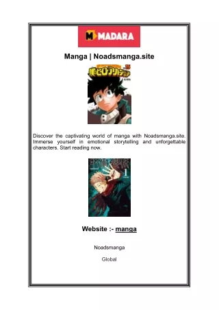 Manga  Noadsmanga.site