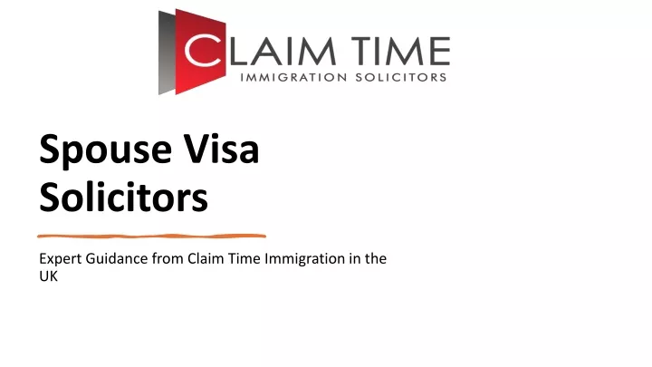 spouse visa solicitors