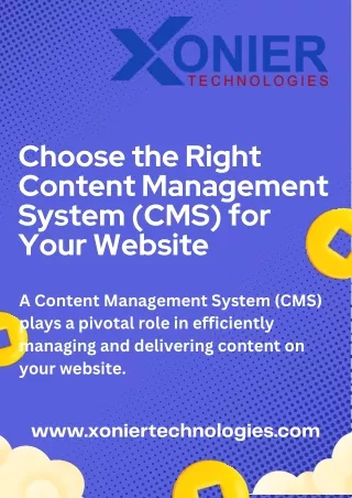 Choose the Right Content Management System for Your Website