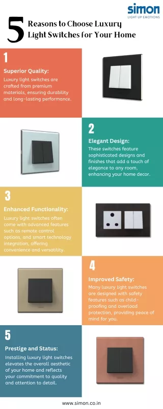 Reasons to Choose Luxury Light Switches for Your Home