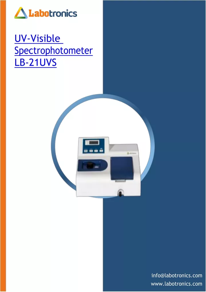 uv visible spectrophotometer lb 21uvs