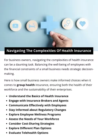 Navigating The Complexities Of Health Insurance