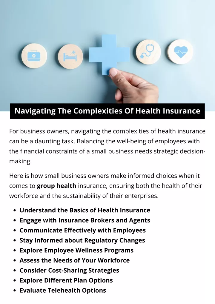 PPT - Navigating The Complexities Of Health Insurance PowerPoint 