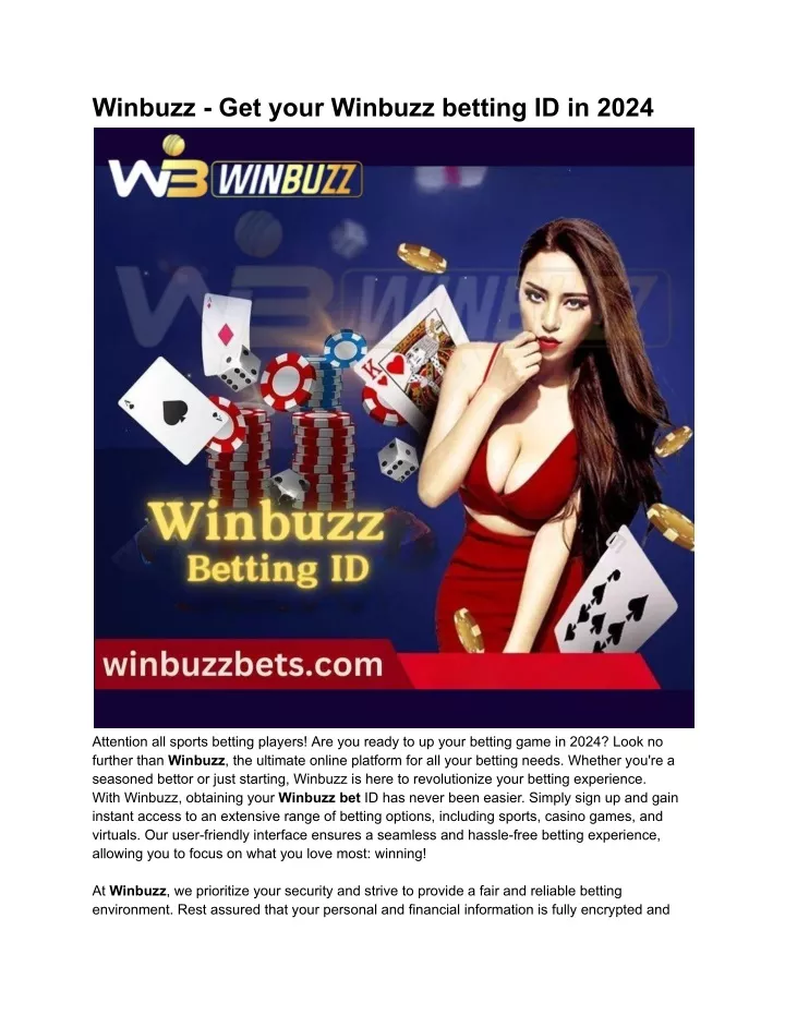 winbuzz get your winbuzz betting id in 2024