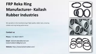 FRP Reka Ring Manufacturer, Best FRP Reka Ring Manufacturer