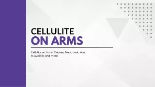 How to Get Rid of Cellulite on Arms - Guam Beauty