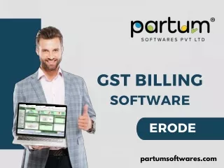GST Billing Software Erode - Partum Softwares