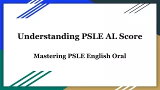 PSLE English Oral