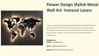 Flower Design Stylish Metal Wall Art, Best Flower Design Stylish Metal Wall Art
