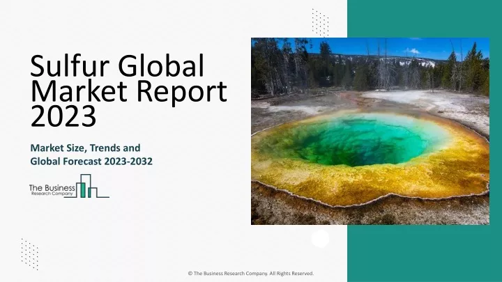 sulfur global market report 2023