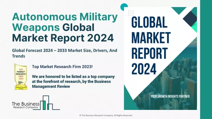 autonomous military weapons global market report