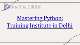 mastering python