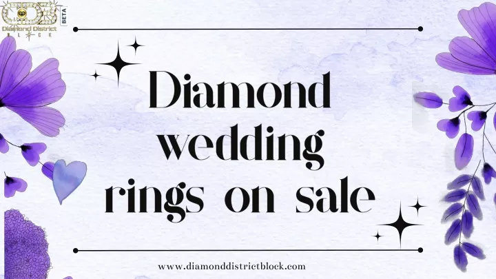 diamond wedding rings on sale