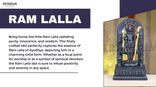 Buy Ram Lalla Idol- Ayodhya's Ram Lalla Statues Shop Now – theartarium