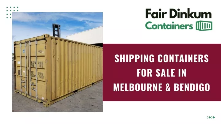shipping containers for sale in melbourne bendigo