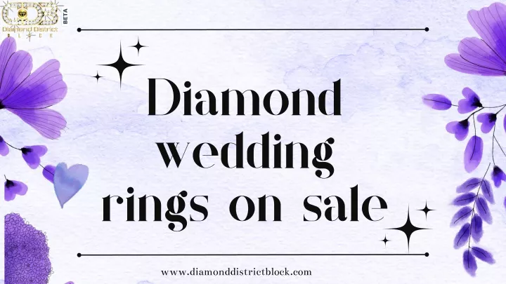 diamond wedding rings on sale