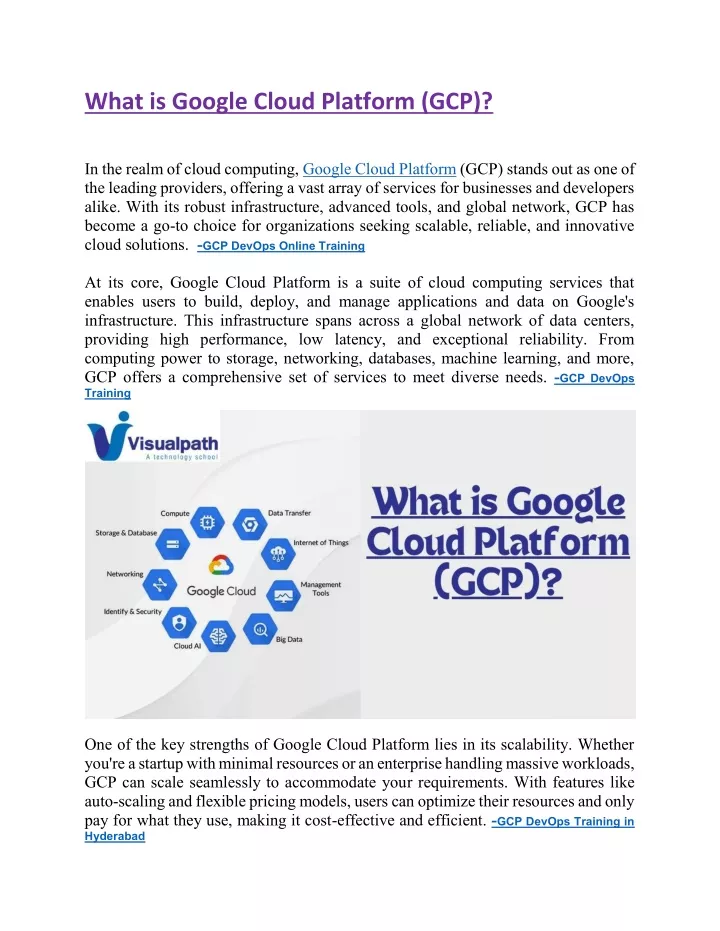 what is google cloud platform gcp