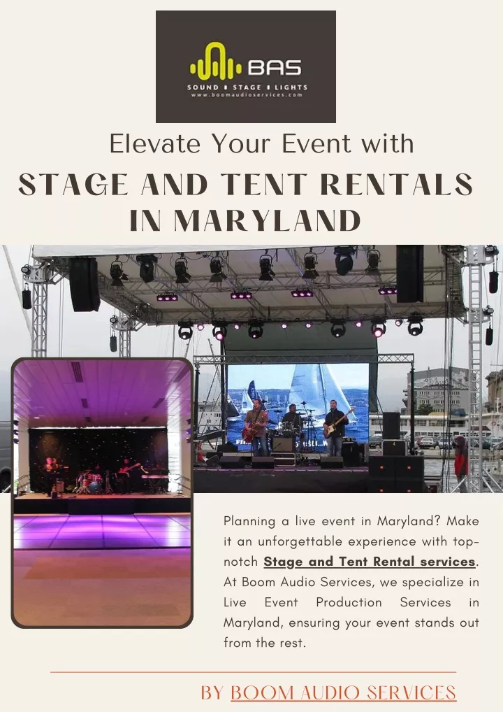 elevate your event with