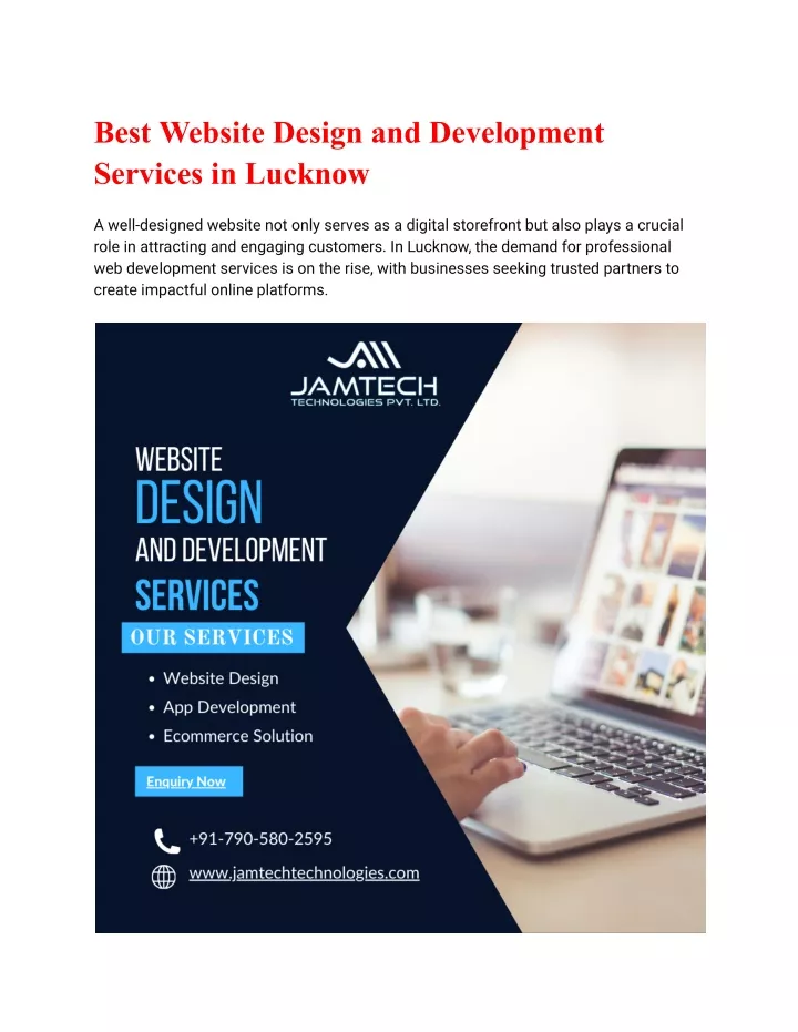 best website design and development services