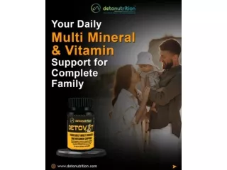 Best Multivitamin and Multy Miniral Supplements | Detonutrition