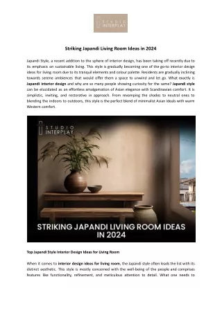 Explore the Trending Japandi Living Room Ideas in 2024 - Studio Interplay