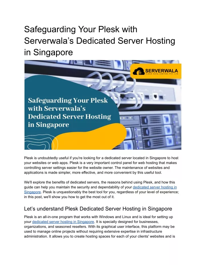 safeguarding your plesk with serverwala