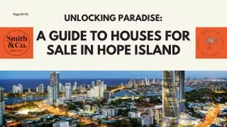 Homes For Sale Hope Island