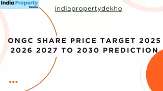 ONGC Share Price Target 2025 2026 2027 to 2030 Prediction