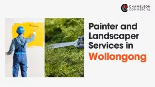 Painter and Landscaper Services in Wollongong