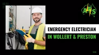 Emergency Electrician in Wollert & Preston