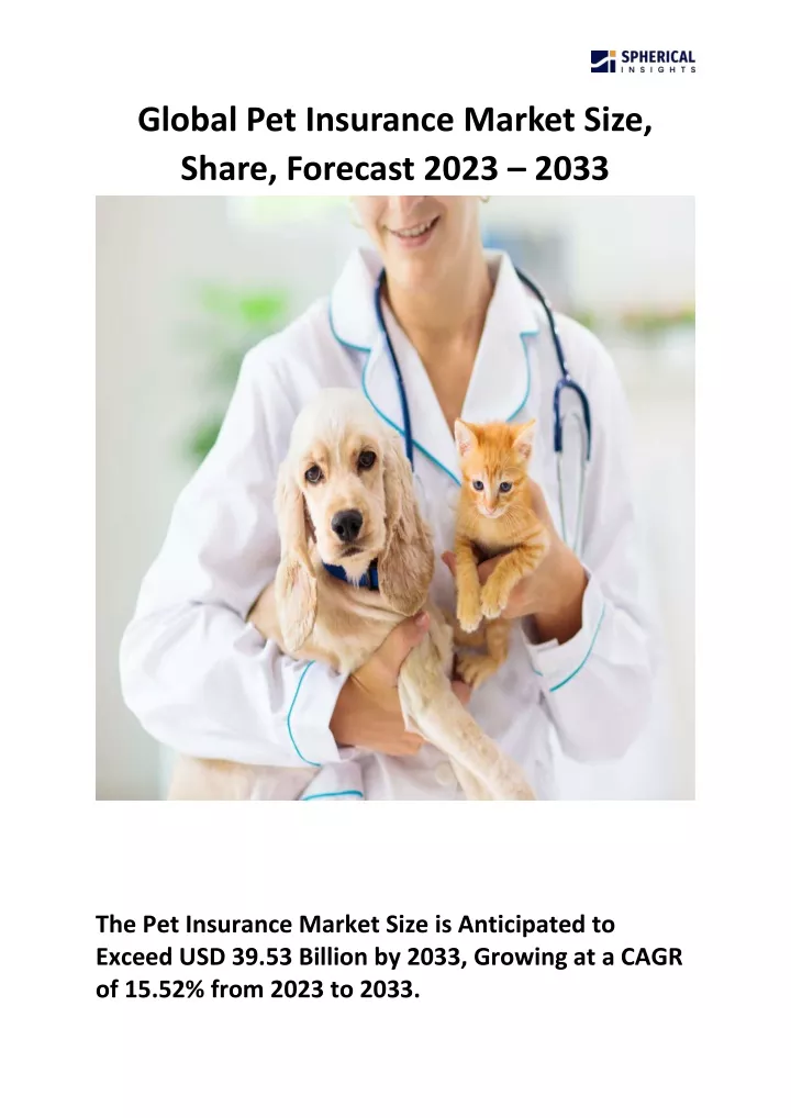 global pet insurance market size share forecast