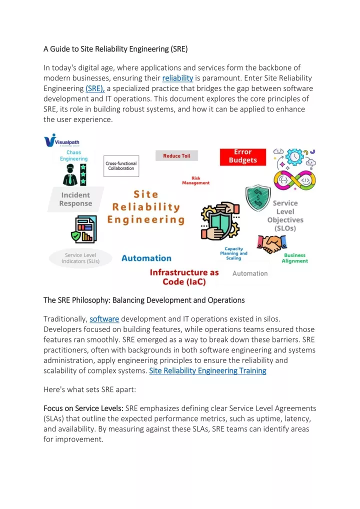 a guide to site reliability engineering